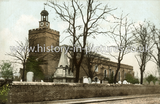 St Mary's Parish Church, Church Road, Leyton, London. c.1905.